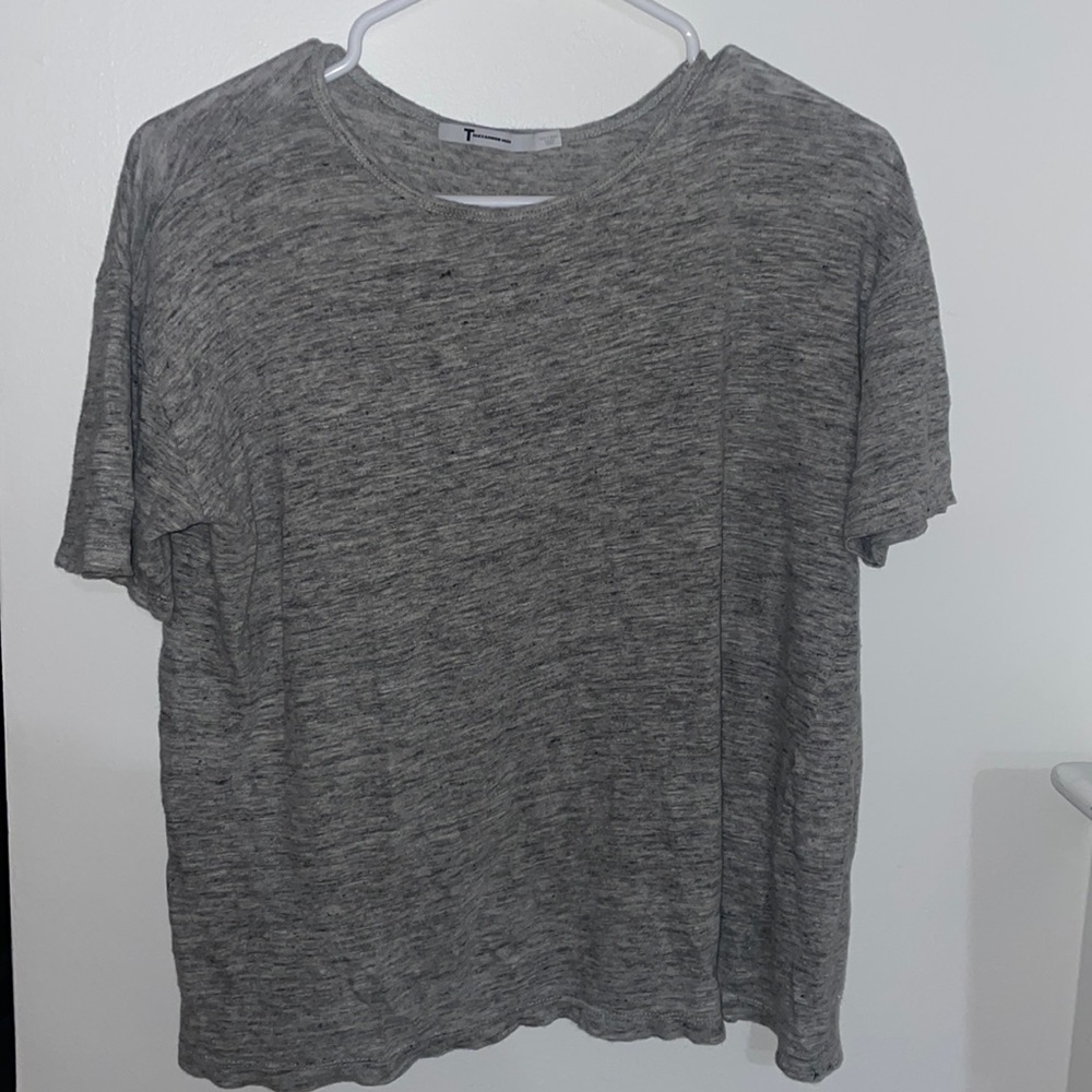 T by Alexander Wang 100% Linen T-Shirt